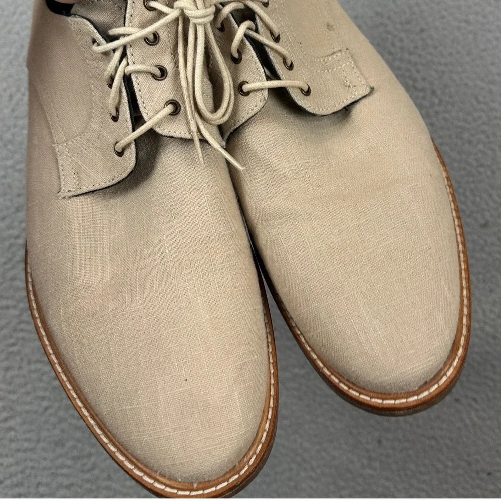 Tommy Bahama Shoes Mens 13 Tan Beige Derby Oxford Round Toe Lace Up TB9M10218